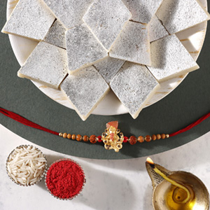 Sneh Antique Rakhi & Kaju Katli