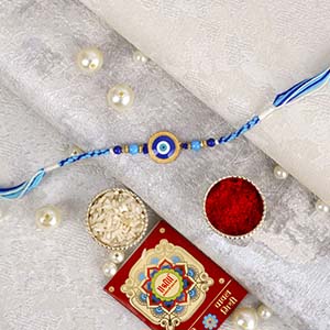 Blue Evil Eye Rakhi - UK - Rakhi to Manchester