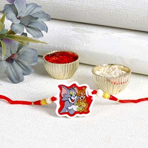 Tom & Jerry Cartoon Rakhi - Kids Rakhi to UK