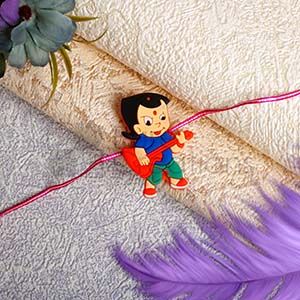 Funny Chota Bheem Kids Rakhi - Kids Rakhi to UK