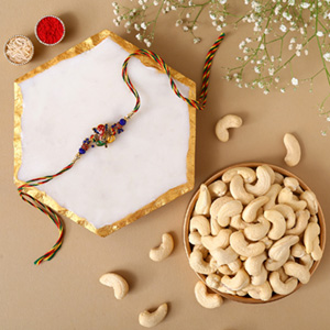Sneh Ganesha Cashew Rakhi to Dubai