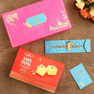 Bal Hanuman Kids Rakhi And Soan Papdi