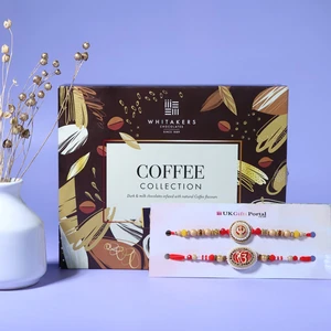 Ik Onkar Rakhi Set with Coffee Collcetion Box