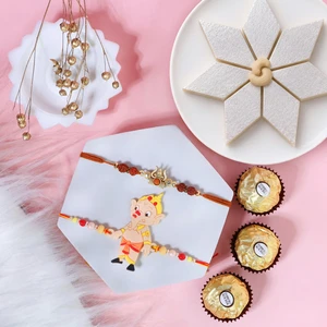 Divine Brother & Kids Rakhi Sweet Combo