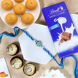 Evil Eye Rakhi Chocolate Sweet Combos