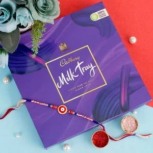 Evil Eye Rakhi with Cadbury Chocolate