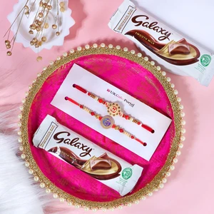 Khanda Rakhi Set with Puja Thali