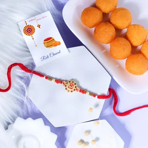 Khanda Rakhi Motichoor Ladoo Hamper