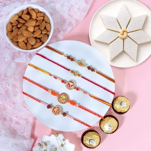 Sacred Rakhi Set Gift Hamper for brother