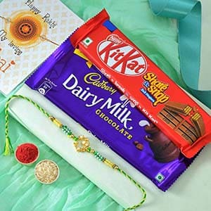 Fragrant Rakhi with Chocolates - Send Rakhi to El Paso