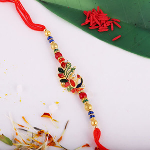Elegant Peacock Rakhi to USA