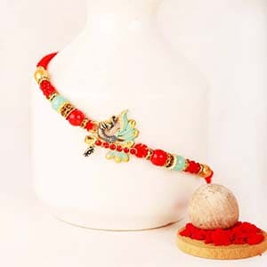 USA Charming Peacock Rakhi