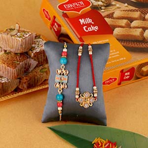 Delicate Rakhis and Milk Cake