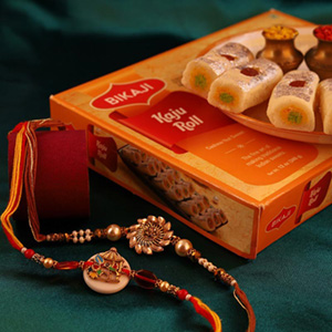 Endearing 2 Rakhi Combo USA