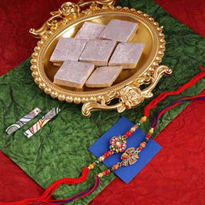Exclusive Colourful Rakhi Combo to USA