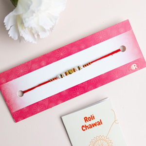 White Moti Rakhi - Australia