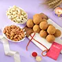 Kalava Rakhi with Sweets and Dryfruits