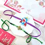 Set of 2 Emerald Radiance and Doraemon Rakhi