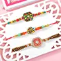 Set of 3 Traditional Colourful Rakhi