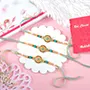 Set of 3 Colourful Circle Rakhi