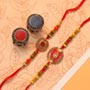Beautiful Set of Two Rakhis to Australia