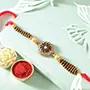 Stone Studded Single Rakhi