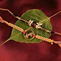 Stones and Quartz Rakhi Set