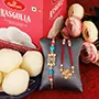 Delicate Rakhis and Rasgulla