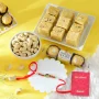 Krishna Bansuri Rakhi Gift Combo with Gourmet Hamper
