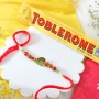 Krishna Bansuri Rakhi Gift Combo with Toblerone Chocolate