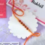 Premium Five Rudraksha Rakhi