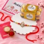 Premium Ganesh Blessings Ferrero Rakhi Hamper