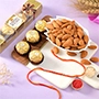 Single Rakhi Thread & Gourmet Hamper