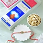Single Rakhi With Cashew & Lindt Chocolate