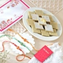 Set of 3 Enchanting Rakhi with Kaju Katli