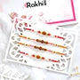 Four Set Rudraksha Rakhi