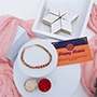 Rudraksh Rakhi with Kaju Katli