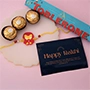 Iron Man Kid Rakhi with Chocolates