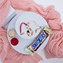 Minnie Charm Bracelet Rakhi with Snicker Bar