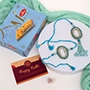 Lovely Bhaiya-Bhabhi Rakhi with Milk Cake