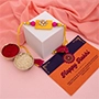 Yellow Beads Rakhi Thread