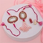 Stone and Beads Studded Bhaiya Bhabhi Rakhi