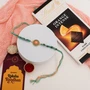Premium Meenakari Ganesha Rakhi with Lindt Chocolates