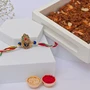 Shreenathji Divine Rakhi with Dodha Burfi