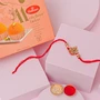 Lord Ganesha Rakhi with Motichoor Laddu