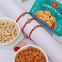 Divine Spiritual Rakhi Hamper with Dry Fruits & Soan Papdi