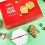 Two Designer Beautiful Rakhis with 1 Haldiram Sona Papdi Sweet Veg oil 250 GM - For Finland