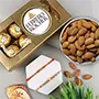 Delightful 2 Rakhi with Ferrero and Almond - For Finland