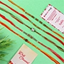 Fascinating Fancy Beads Five Rakhi Set