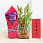 Auspicious Pearl Rakhi Hamper